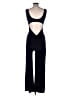 Unbranded Solid Black Jumpsuit Size XL - photo 2