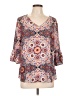 Valerie Stevens Orange 3/4 Sleeve Blouse Size L - photo 1