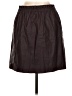 Ann Taylor LOFT 100% Polyester Solid Brown Casual Skirt Size M - photo 2