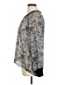Olivia Moon Silver Long Sleeve Blouse Size M - photo 5
