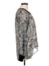 Olivia Moon Silver Long Sleeve Blouse Size M - photo 4