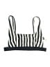 Elk Stripes Black White Swimsuit Top Size S - photo 1