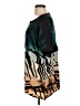 Dana Buchman 100% Polyester Graphic Teal Short Sleeve Blouse Size L - photo 5