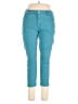 Just Black Teal Jeggings Size 33 waist - photo 1