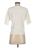 French Connection 100% Polyester Ivory Short Sleeve Blouse Size 0 - photo 2