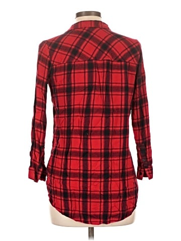 Divided by H&M 3/4 Sleeve Button-Down Shirt (view 2)