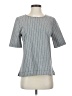 Ann Taylor Gray Short Sleeve Top Size S - photo 1