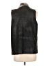 Lavender Brown 100% Polyester Metallic Gold Tuxedo Vest Size L - photo 2