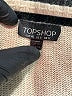 Topshop Animal Print Tan Pullover Sweater Size 8 - photo 6