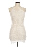 Unbranded 100% Polyester Ivory Cocktail Dress Size M - photo 1
