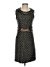 Boston Proper Tweed Black Cocktail Dress Size 4 - photo 1