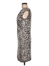 MICHAEL Michael Kors Animal Print Silver Cocktail Dress Size M - photo 5