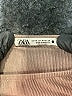 Zara Gray Short Sleeve Blouse Size M - photo 7