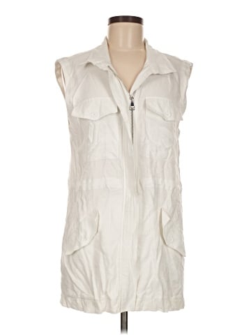 DKNY Sleeveless Button-Down Shirt (view 1)