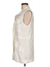 DKNY Ivory Sleeveless Button-Down Shirt Size M - photo 5