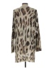 Unbranded 100% Polyester Animal Print Brown Cardigan Size L - photo 2