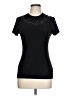 Norma Kamali Black Short Sleeve Turtleneck Size L - photo 1