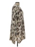 Unbranded 100% Polyester Animal Print Brown Cardigan Size L - photo 4