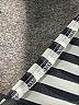 Coincidence & Chance Stripes Silver Long Sleeve Blouse Size S - photo 8