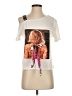 Unbranded Print Ivory Short Sleeve T-Shirt Size S - photo 1