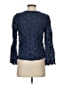 J.Crew 100% Cotton Blue 3/4 Sleeve Blouse Size 2 - photo 2