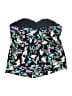 Apt. 9 Floral Black Swimsuit Top Size 1X - photo 2