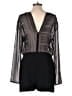 BCBGeneration 100% Polyester Plaid Black Romper Size 12 - photo 2