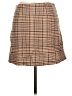 Be Cool Plaid Brown Casual Skirt Size L - photo 2