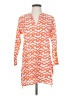 Roberta Roller Rabbit 100% Cotton Print Orange Casual Dress Size S - photo 1