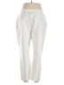 Soft Surroundings Solid Ivory Casual Pants Size L - photo 2