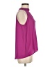 Three Eighty Two 100% Polyester Purple Sleeveless Blouse Size M - photo 4