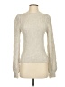 Splendid Metallic Silver Turtleneck Sweater Size S - photo 1