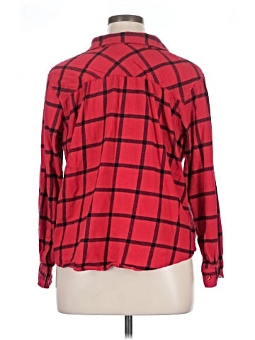 Basic Editions Long Sleeve Button-Down Shirt (view 2)