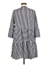 Shein 100% Polyester Stripes Black Casual Dress Size 8 - 10 - photo 2