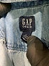 Gap 100% Cotton Blue Sleeveless Button-Down Shirt Size 4 - photo 3
