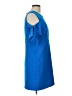 Milly Solid Blue Cocktail Dress Size 10 - photo 4