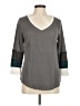 24/7 Maurices Gray 3/4 Sleeve Top Size M - photo 1