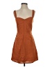 Workshop Solid Orange Cocktail Dress Size S - photo 1