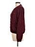 Shein 100% Acrylic Tweed Burgundy Pullover Sweater Size 6 - photo 5