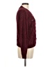 Shein 100% Acrylic Tweed Burgundy Pullover Sweater Size 6 - photo 4