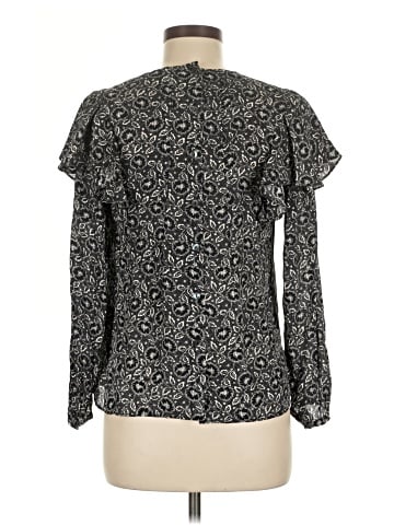 Rebecca Taylor Long Sleeve Silk Top (view 2)