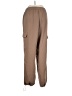 Modern Works 100% Polyester Brown Cargo Pants Size L - photo 2