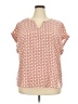 Shein Curve Pink Short Sleeve Blouse Size 18 Plus (3) - photo 1