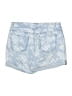 Joe Boxer Floral Blue Denim Shorts Size 3 - photo 2