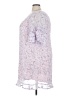 CeCe 100% Polyester Floral Pink Purple Casual Dress Size 18w - photo 5