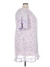 CeCe 100% Polyester Floral Pink Purple Casual Dress Size 18w - photo 4