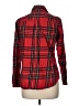 Old Navy 100% Cotton Plaid Red Long Sleeve Button-Down Shirt Size M - photo 2