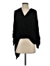 YFB 100% Rayon Black Long Sleeve Blouse Size S - photo 1