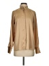 Ann Taylor 100% Polyester Tan Long Sleeve Blouse Size S - photo 1