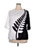 Unbranded 100% Polyester White Short Sleeve Top Size XXL - photo 1